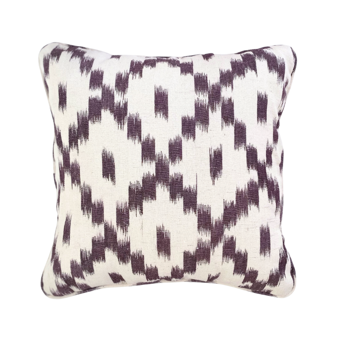 Housse de coussin Agen Ikat 45 x 45 cm